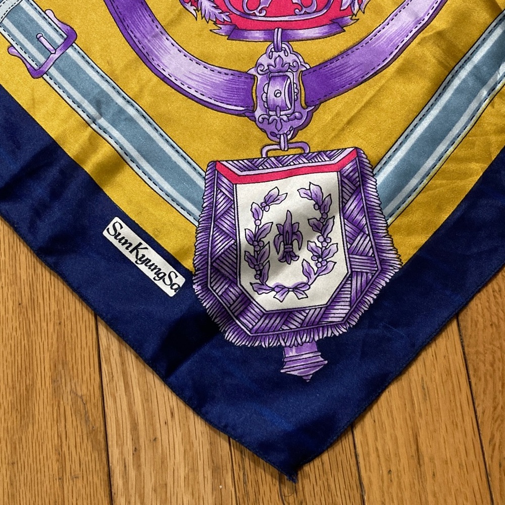 Vintage Sun Kyung Silk Scarf
